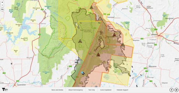 Grampians Bushfire December 16 to December 30 2024.