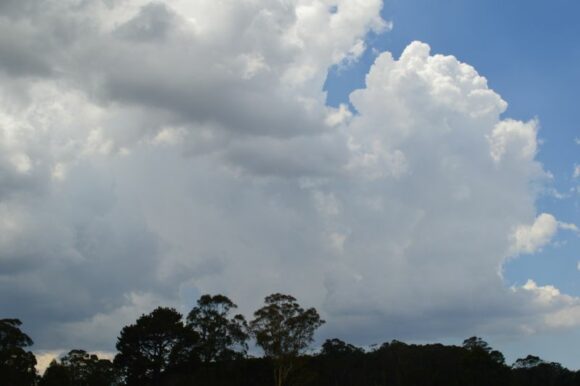 Showers and storms and severe warned storms across the Southern Highlands Saturday 4 January 2025. 