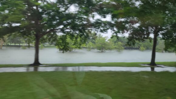 Major flooding seen in pictures around Townsville NE Queensland 2 and 3 February 2025.