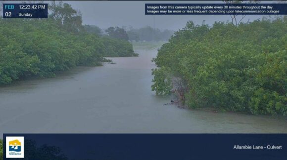 Townsville Flood crises Sunday 2 February 2025.