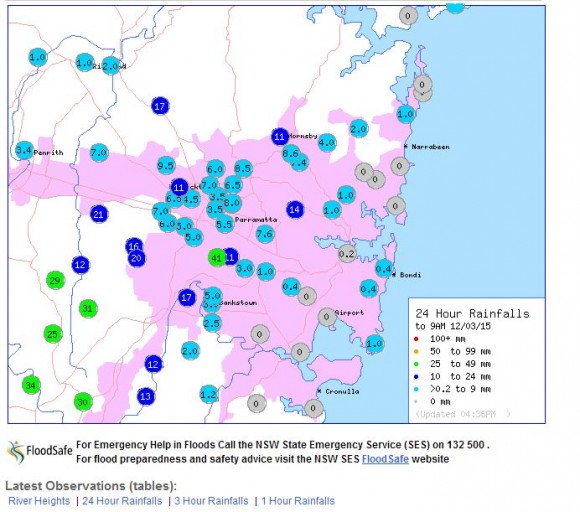 Severe Storms High Winds hit Sydney's West 11th March 2015 12