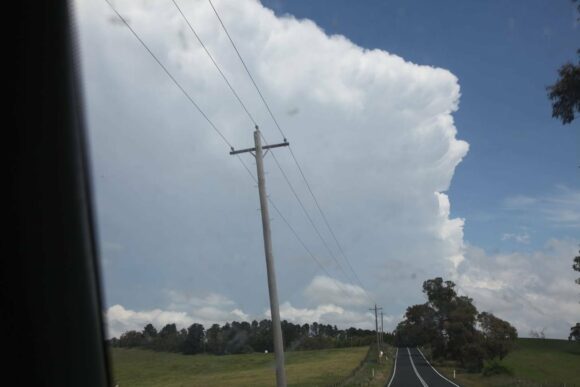 Approaching from the N of Lithgow