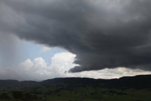 Separation between base and hail shafts