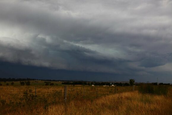 Inflow into the shelf cloud