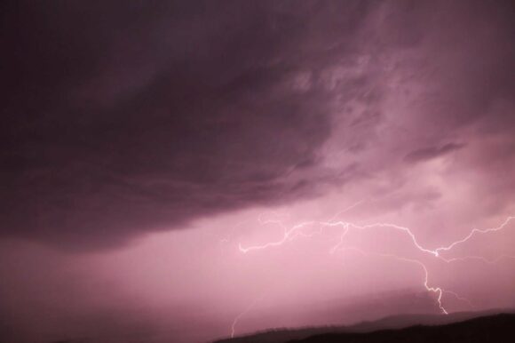 Lightning shot from the vehicle as we headed south no time to stop due to an estimated 2am arrival