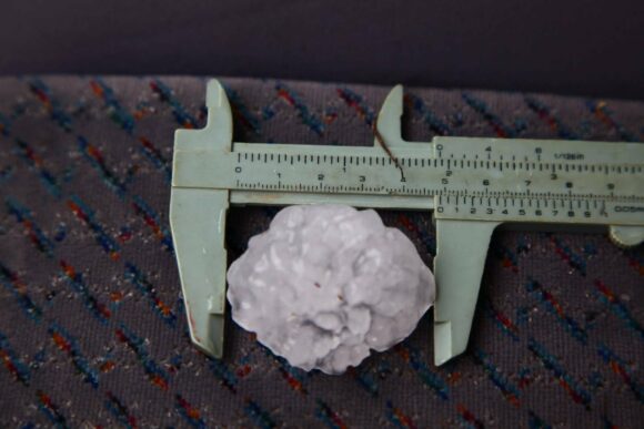 5cm hailstones Rouse Hill