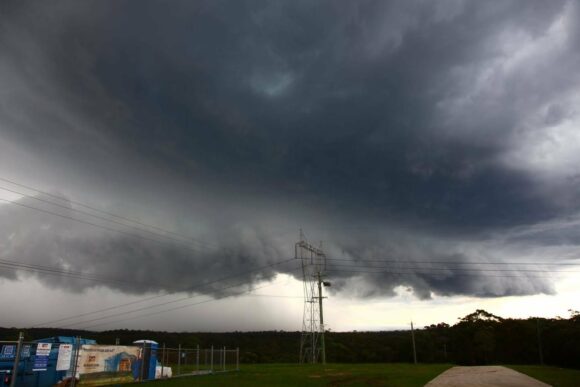 Glenorie Supercell with Wall cloud 21st March 2017
