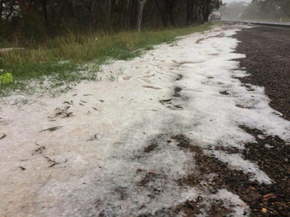 Hailstorms Blue Mountains 17th November 2017