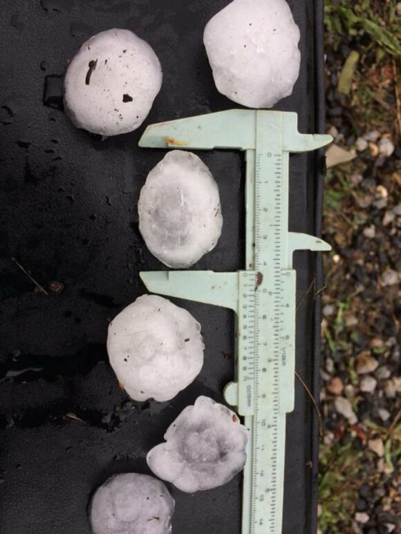 Hailstorms Blue Mountains 17th November 2017