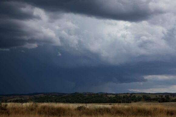 When we first arrived this appeared in the distance