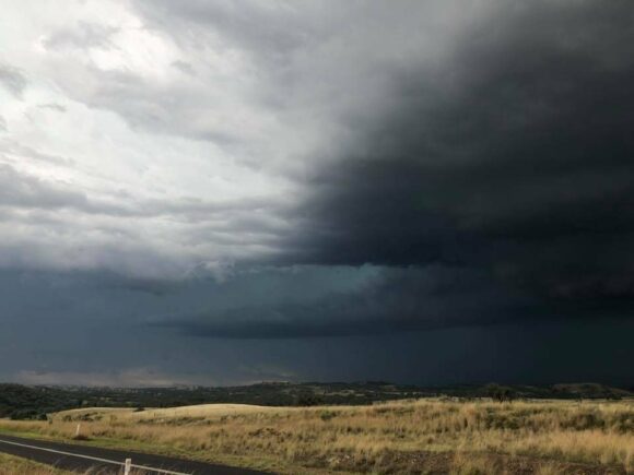 Inflow into the storm