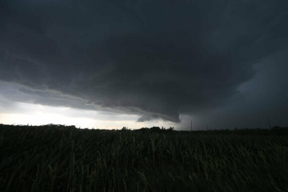 Supercells and Brief Tornadoes Louisville Nebraska 11th June 2018