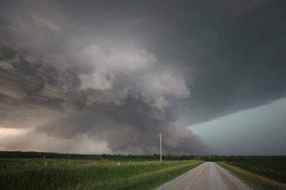 Supercells and Brief Tornadoes Louisville Nebraska 11th June 2018