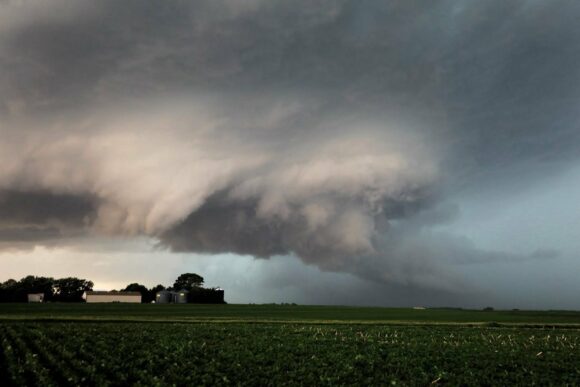 Supercells and Brief Tornadoes Louisville Nebraska 11th June 2018