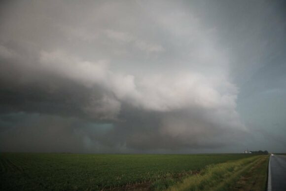 Supercells and Brief Tornadoes Louisville Nebraska 11th June 2018