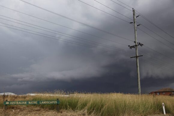 Some of the pictures of the storm from Badgerys Creek followed by the new cell that headed for Richmond - none have been processed.