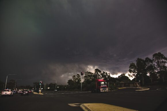 2 years ago time flies

Campbelltown supercell about to nail me I u-turned before it could get me. Impressive structure was observed from further back...