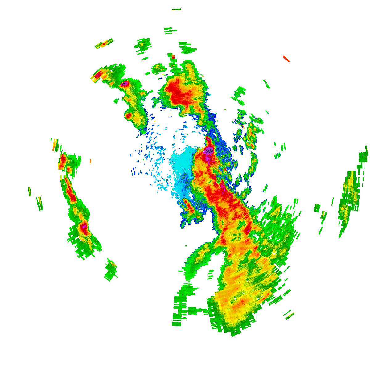Radar 5:55pm AEST