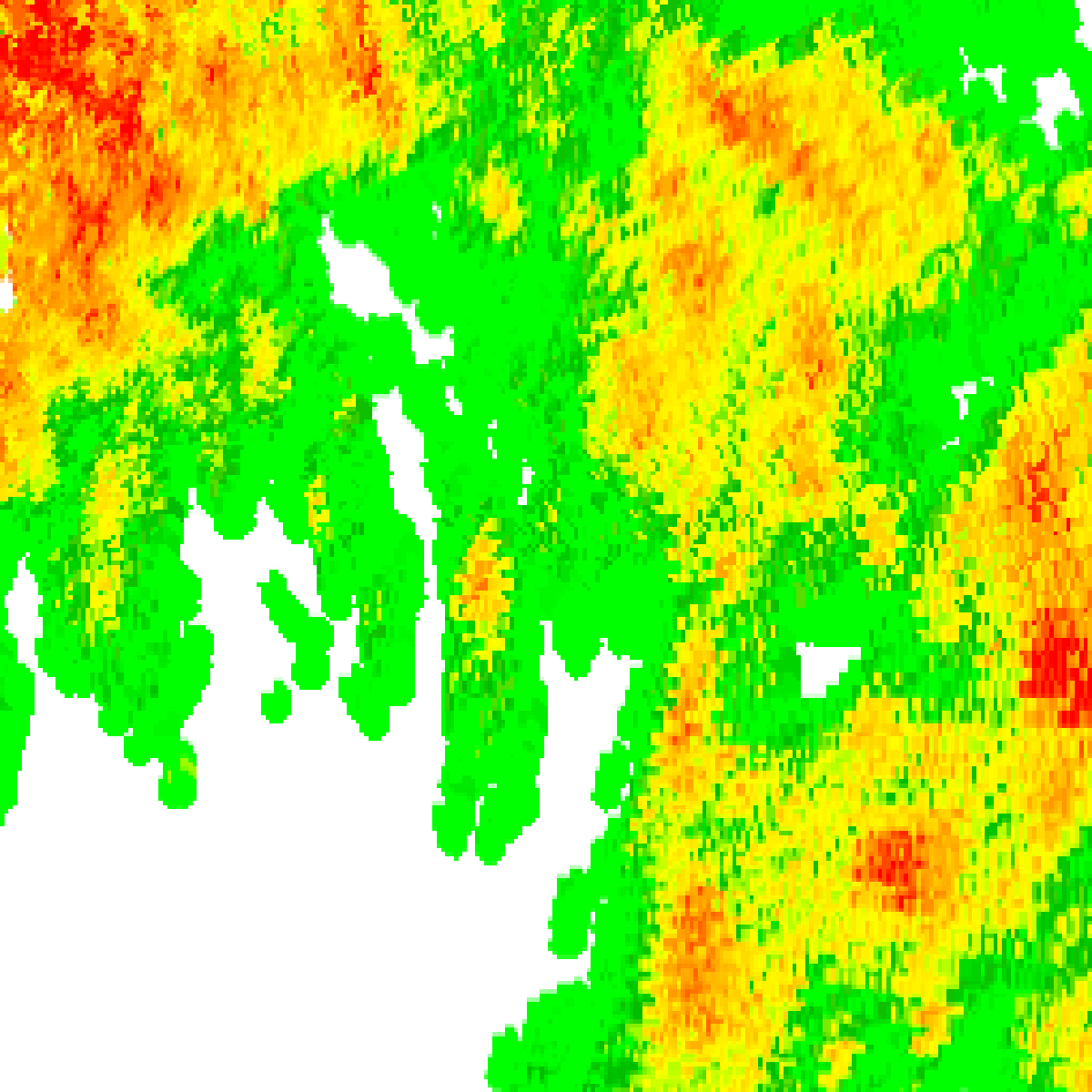 Radar 9:25pm AEST