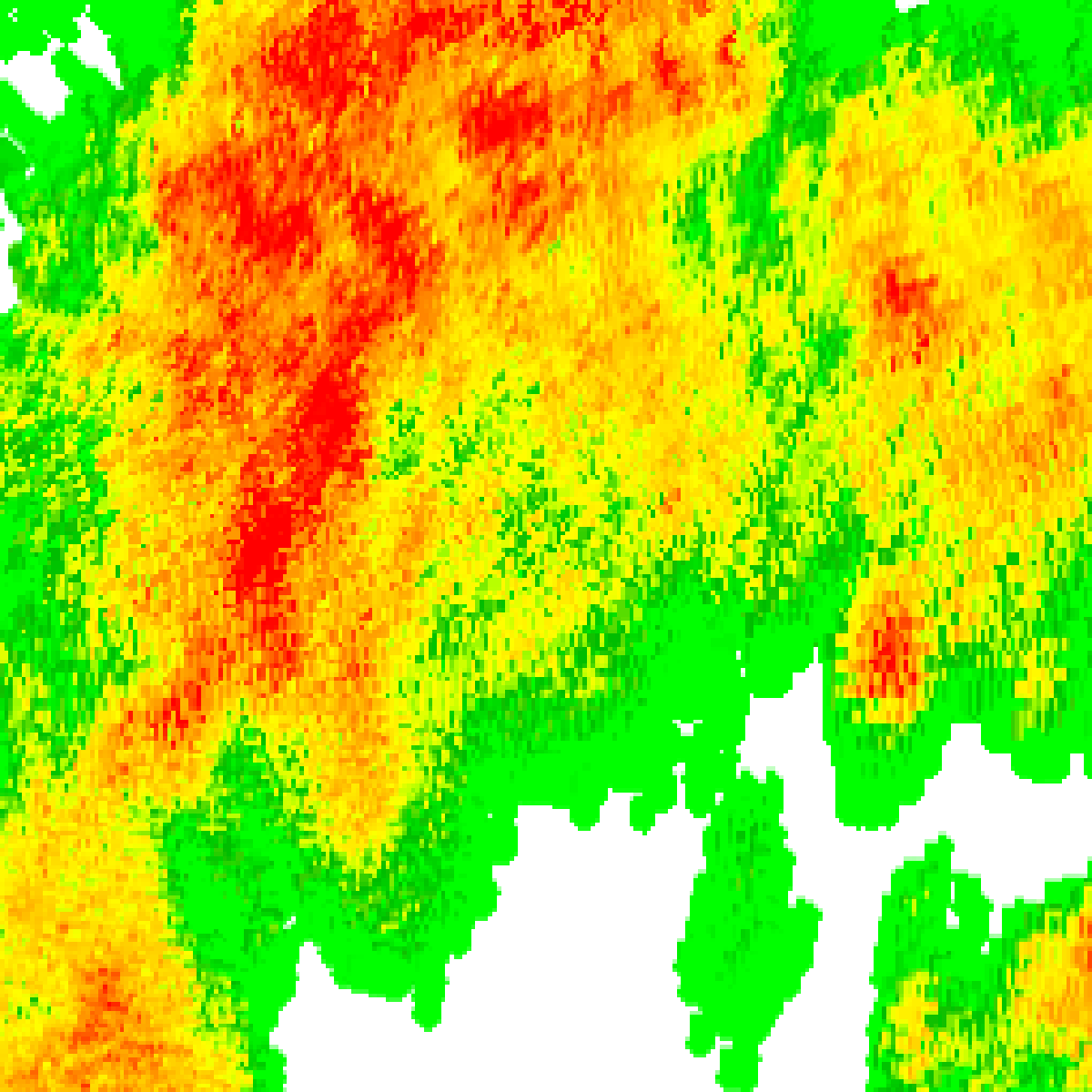 Radar 9:50pm AEST