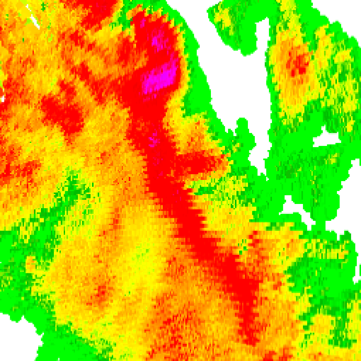Radar 12:55pm AEST