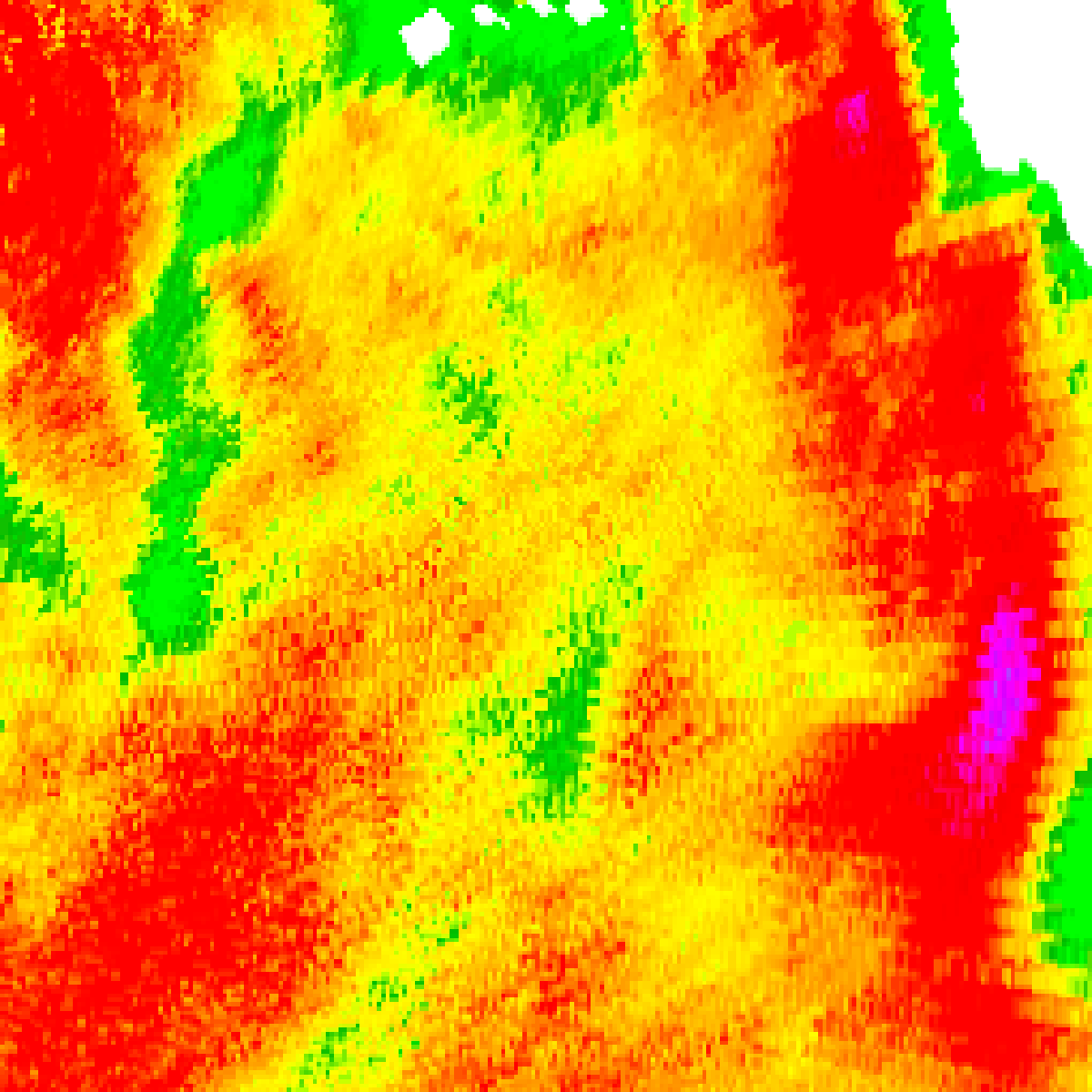 Radar 1:55pm AEST