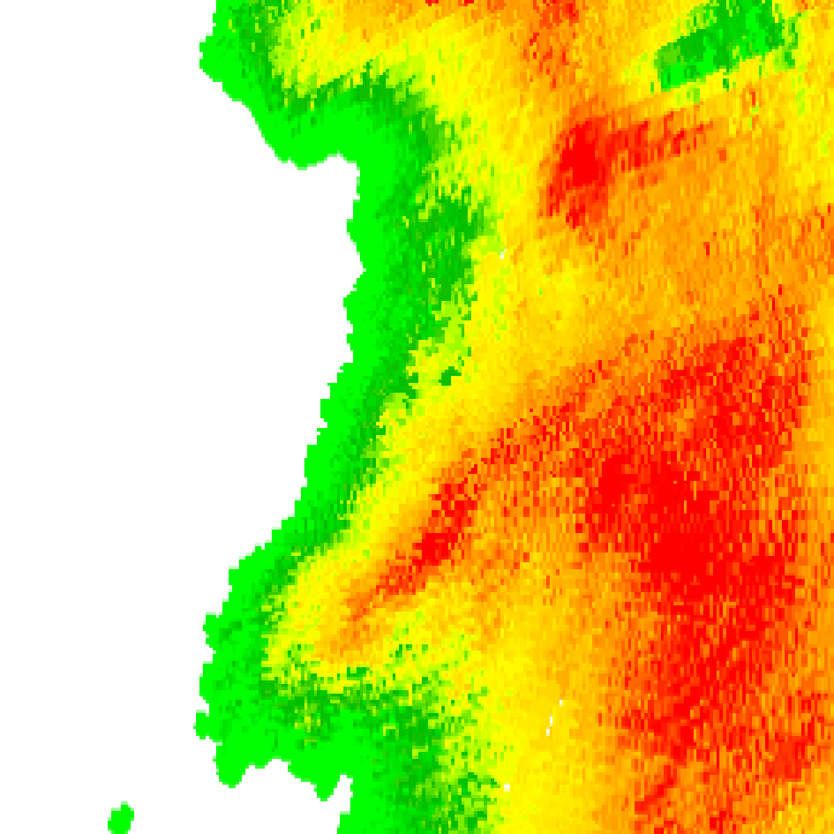 Radar 3:45pm AEST