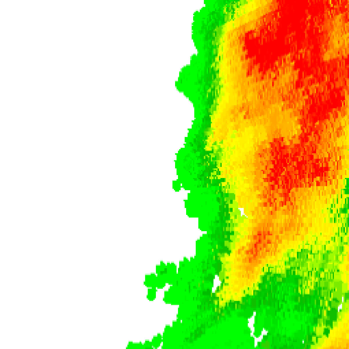 Radar 4:35pm AEST