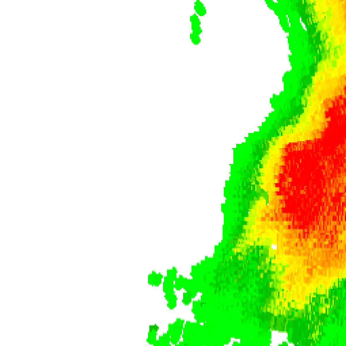 Radar 5:00pm AEST